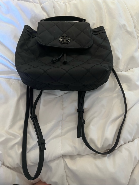 Tory Burch Handbags - Tory Burch Quilted Black Backpack - Sleek Everyday Bag